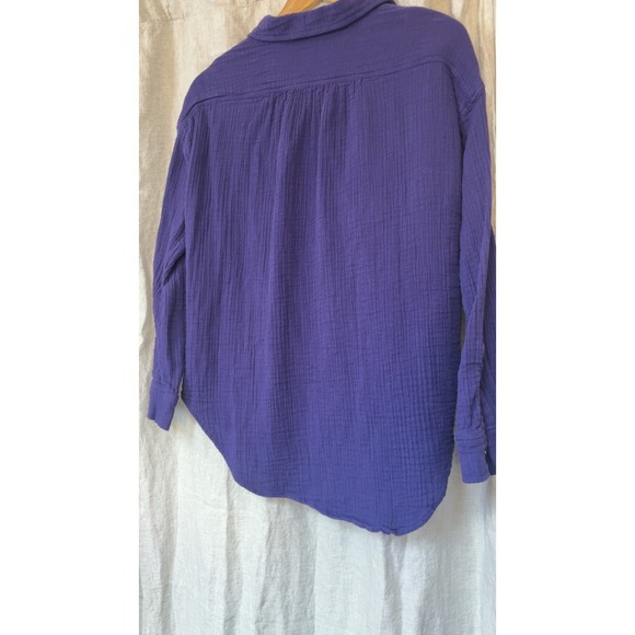 Loft Muslin button down size m - Picture 3 of 6